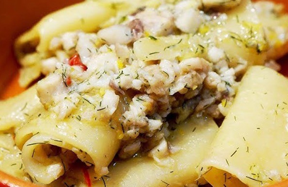 Paccheri alla trabaccolara