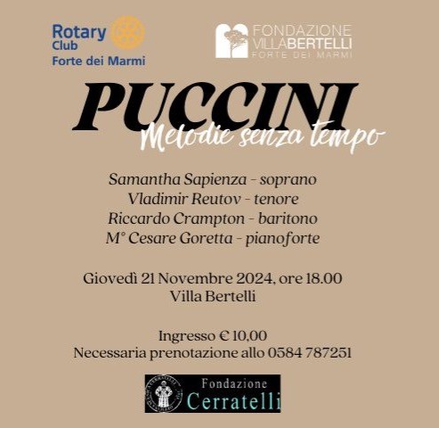 Puccini, melodie senza tempo