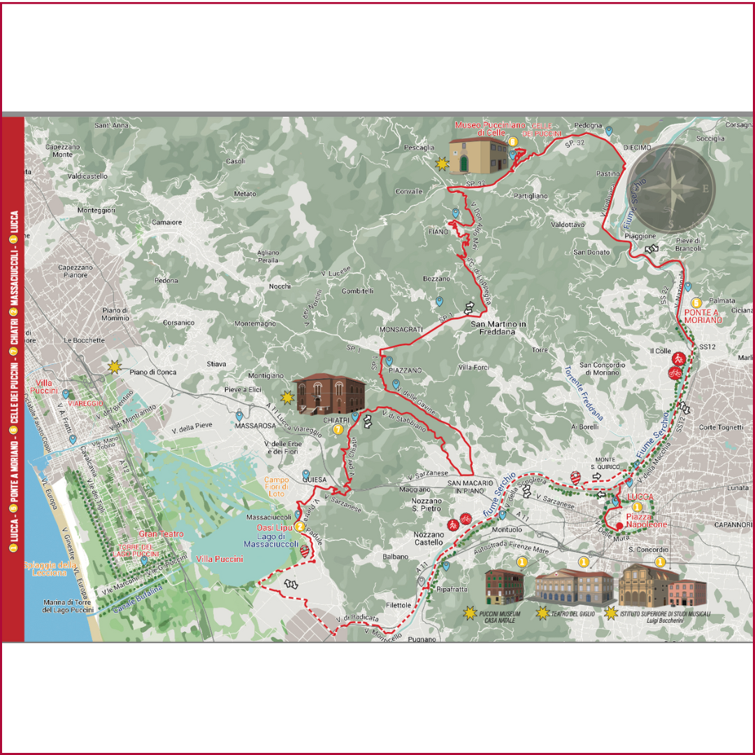 Puccini Maps - Itinerario 2 | Lucca - Massaciuccoli - Lucca