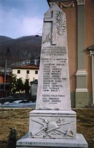 Stele ai Caduti di Sillano